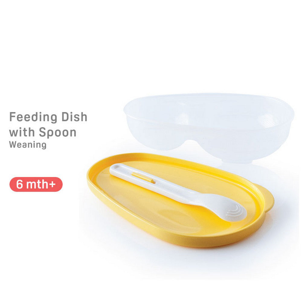 Pigeon Feeding Dish With Spoon