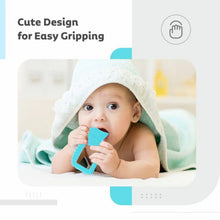 Load image into Gallery viewer, Blue Elephant Silicone Teether
