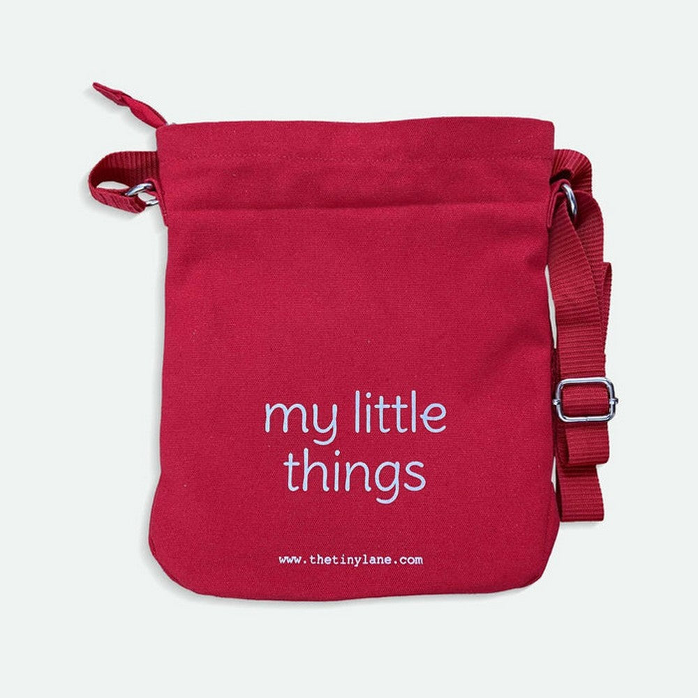 Cute Crimson My lil things Mama's Bag
