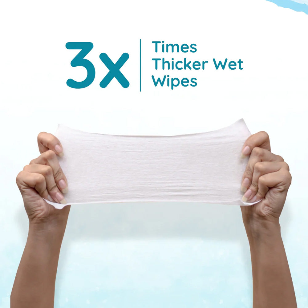 Pure Water Unscented Baby Wipes With Medical Grade Fabric For Sensitive Skin
