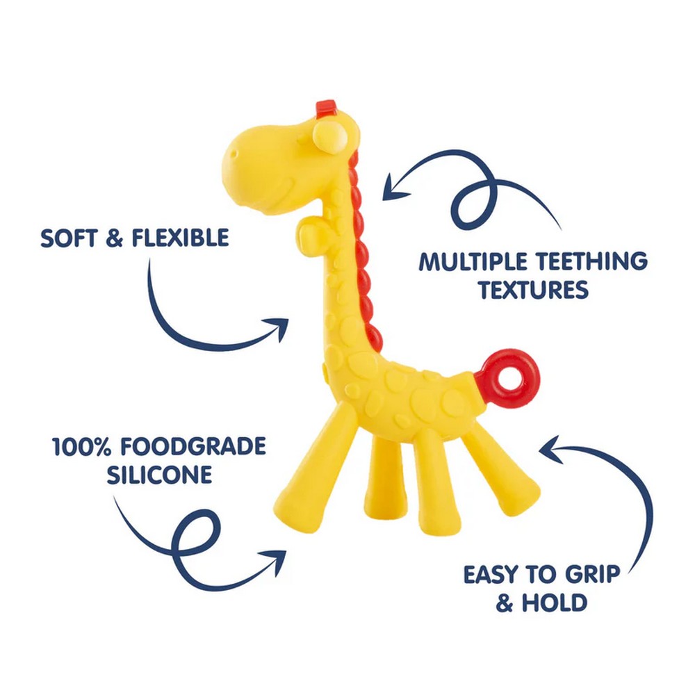 Yellow Giraffe Baby Teether