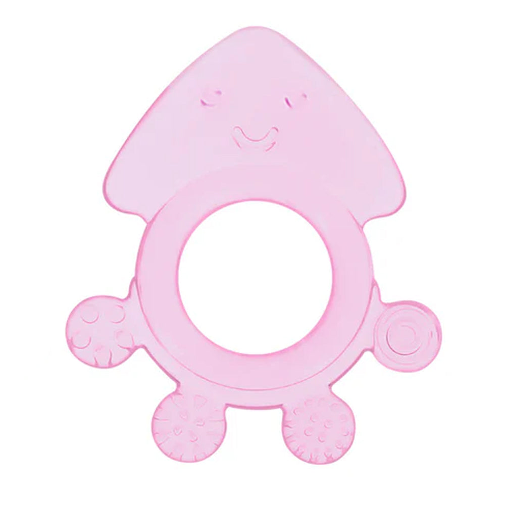 Blue & Pink Easy Grip Silicone Teether