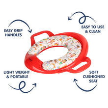 Load image into Gallery viewer, Cushioned Baby Potty Seat With Easy Grip Handles
