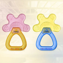 Load image into Gallery viewer, Yellow &amp; Pink Water Filled Cooling Teether
