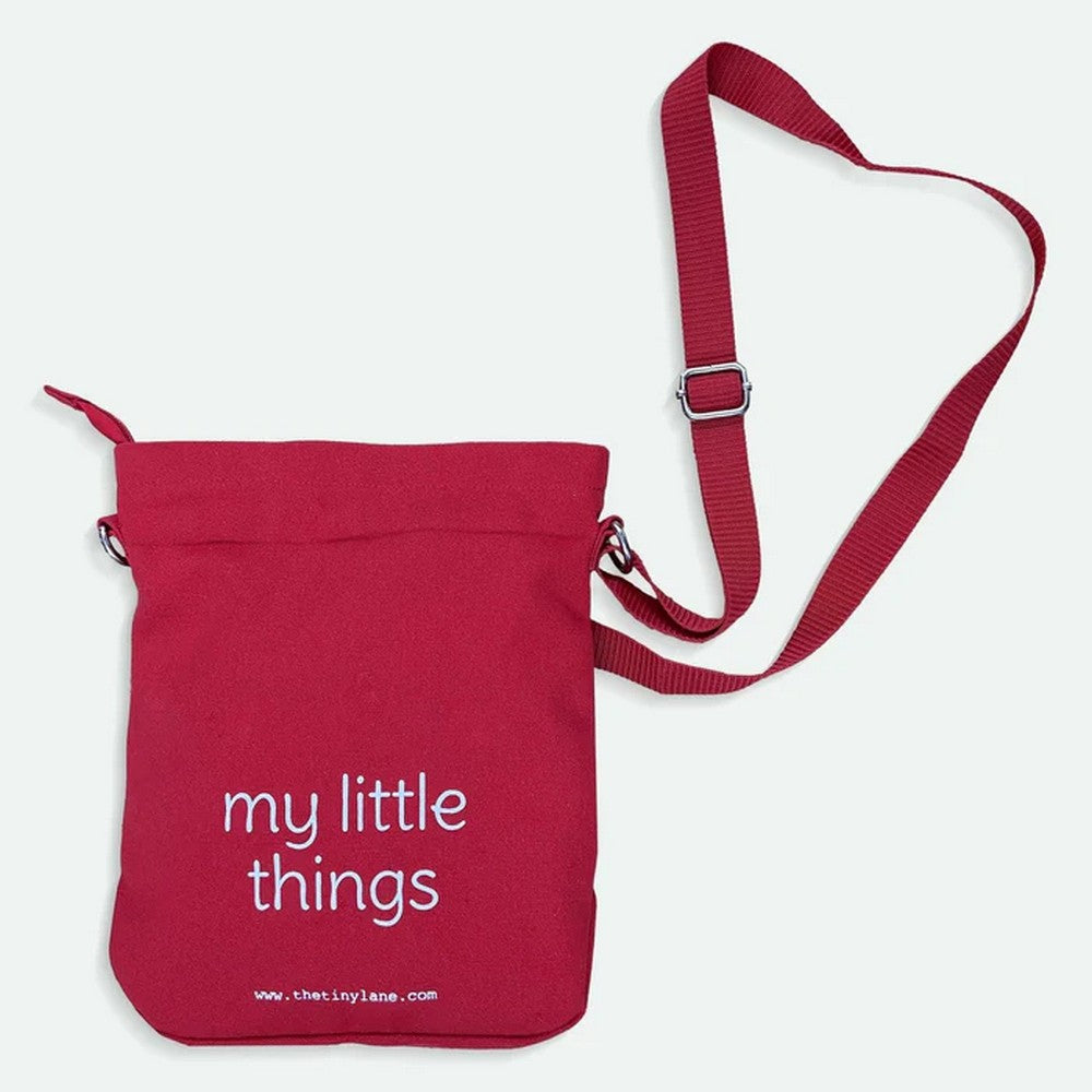 Cute Crimson My lil things Mama's Bag