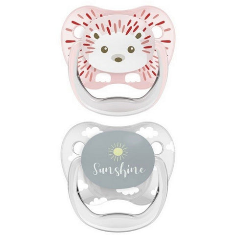 Sunshine Printed Shield Stage 1 Pacifier - Pack Of 2