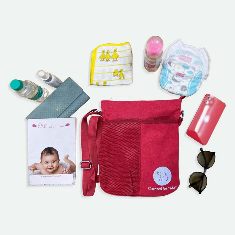 Cute Crimson My lil things Mama's Bag