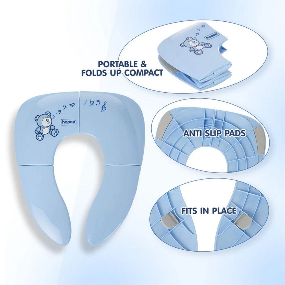 Bear Theme Folding Toilet Seat