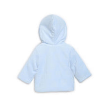 Load image into Gallery viewer, Blue Front Open Hooded Cardigan

