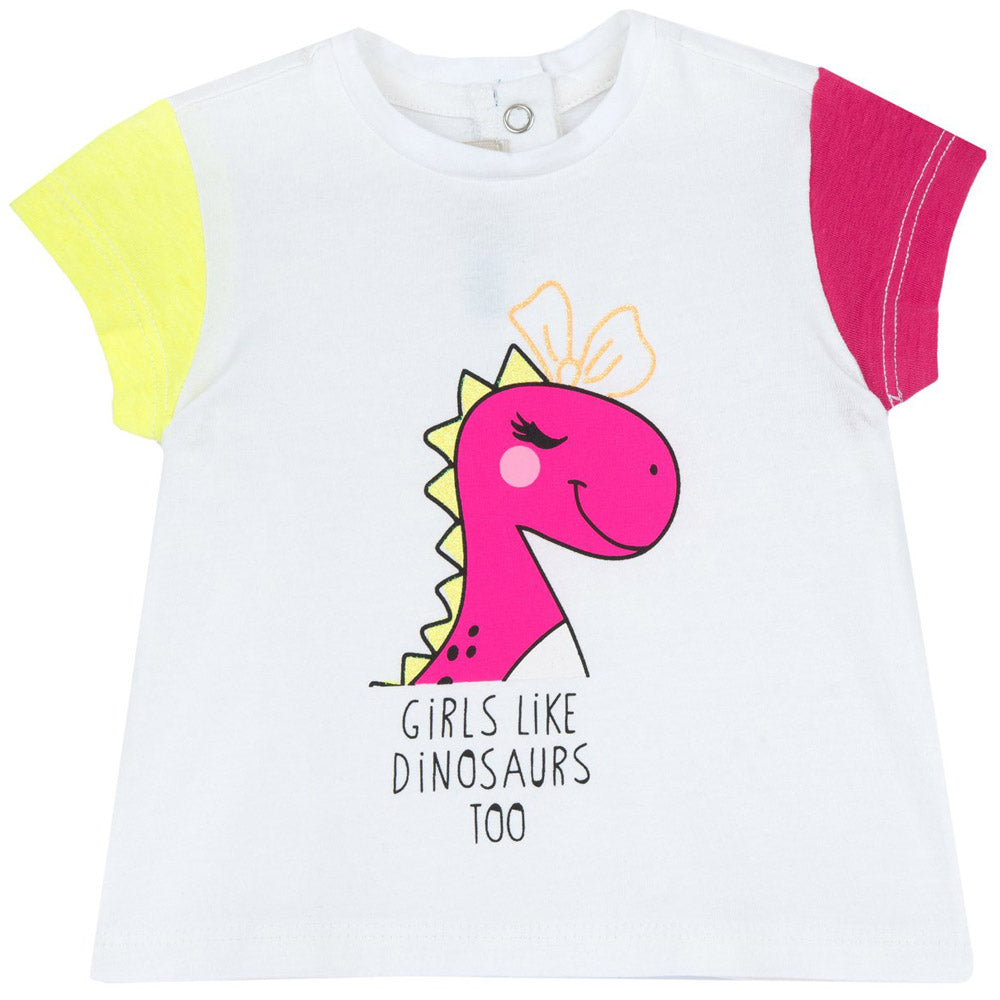 Colorblock Dino Theme Top