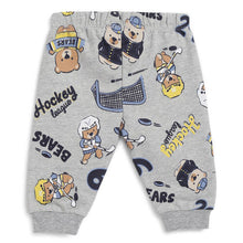 Load image into Gallery viewer, Grey Bear Printed Winter Joggers
