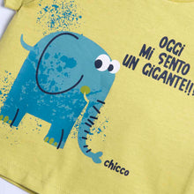 Load image into Gallery viewer, Green Elephant Theme T-Shirt With Blue Shorts
