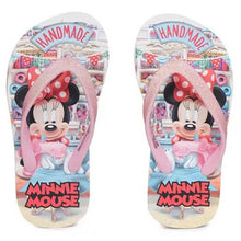 Load image into Gallery viewer, Pink Minnie Mouse Flip Flop With Elasticated Strap
