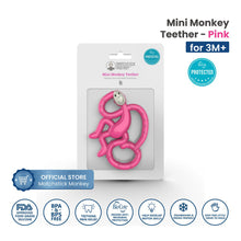 Load image into Gallery viewer, Pink Matchstick Monkey Teether Mini Series
