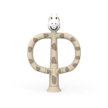 Load image into Gallery viewer, Giraffe Theme Training Toothbrush- Beige

