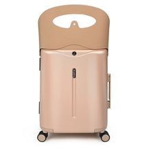 Load image into Gallery viewer, Miamily Champagne Gold Ride-On Trolley Carry-On Luggage 18 Inches
