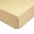 Yellow Grasslands Organic Fitted Cot Sheet