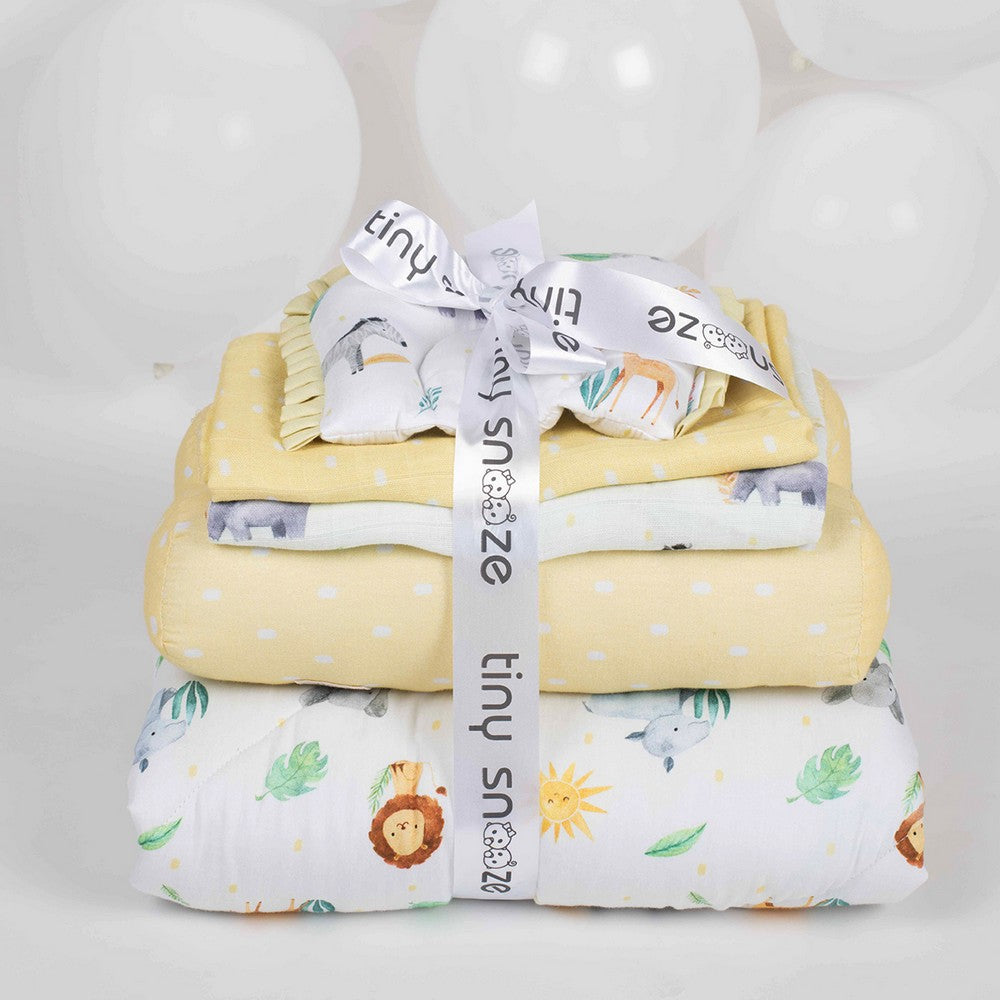 Yellow Into The Wild Newborn Gift Set