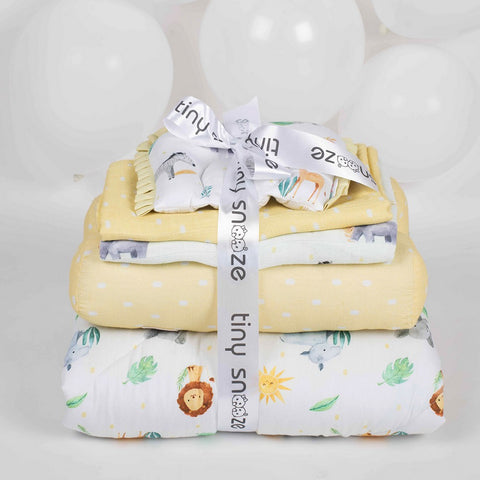 Yellow Into The Wild Newborn Gift Set