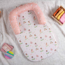 Load image into Gallery viewer, Pink Fairytale Foldable Baby Bed
