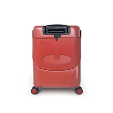 Load image into Gallery viewer, Miamily Maroon Red Ride-On Trolley Carry-On Luggage- 18 Inches
