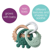 Load image into Gallery viewer, Green Trio Teether
