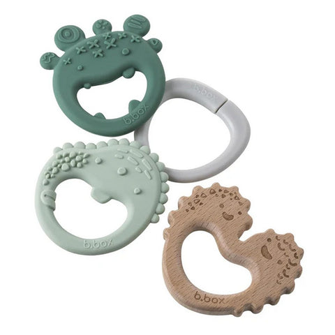 Green Trio Teether