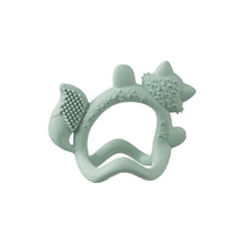 Load image into Gallery viewer, Silicone Wrist Teether Fox Blue, Pink, Green &amp; Purple
