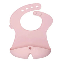 Load image into Gallery viewer, Silicone Bib Blue &amp; Green
