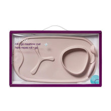 Load image into Gallery viewer, Roll &amp; Go Mealtime Silicone Mat With Spoon

