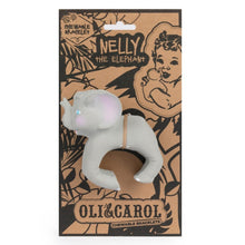 Load image into Gallery viewer, Grey Nelly The Elephant Bracelet Teether
