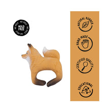 Load image into Gallery viewer, Brown Rob The Fox Bracelet Teether
