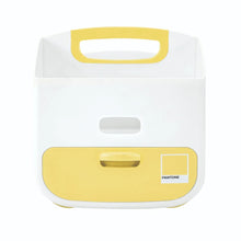 Load image into Gallery viewer, Yellow Diaper Storage Caddy &amp; Changing Mat
