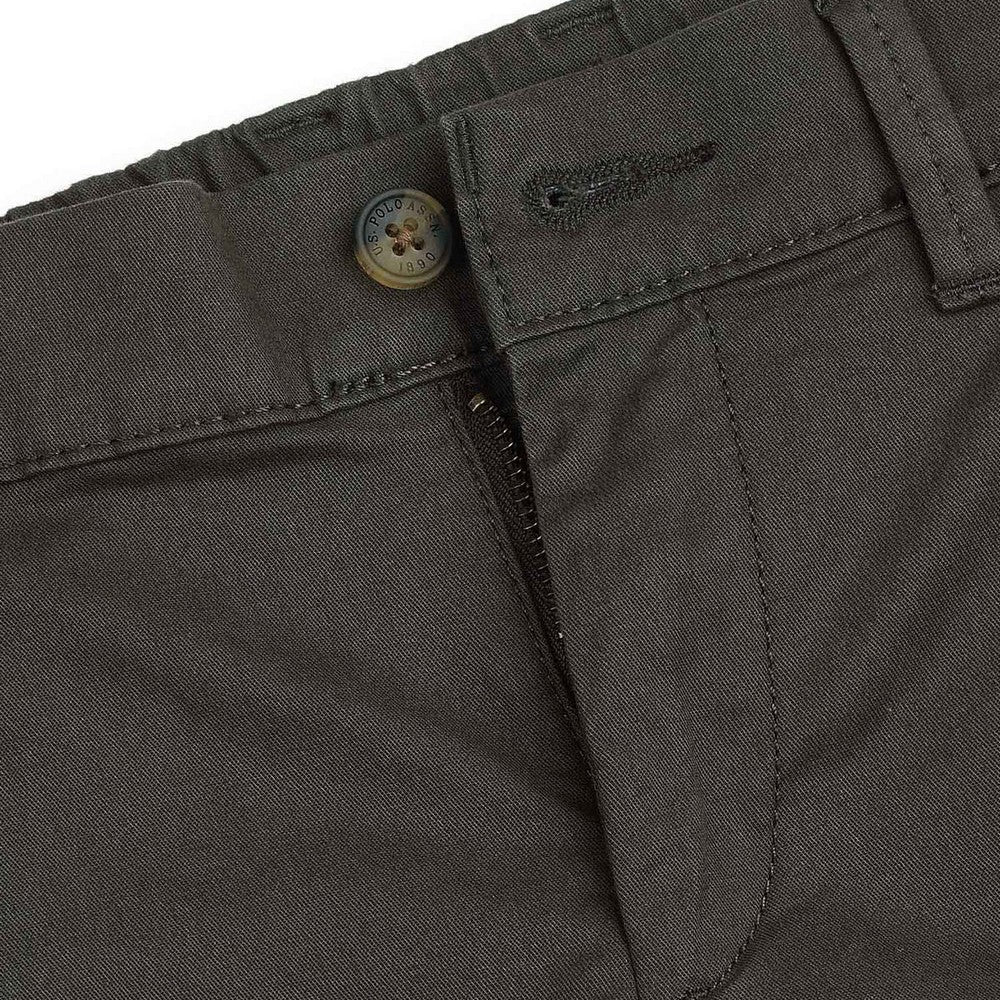 Olive Twill Regular Fit Trousers