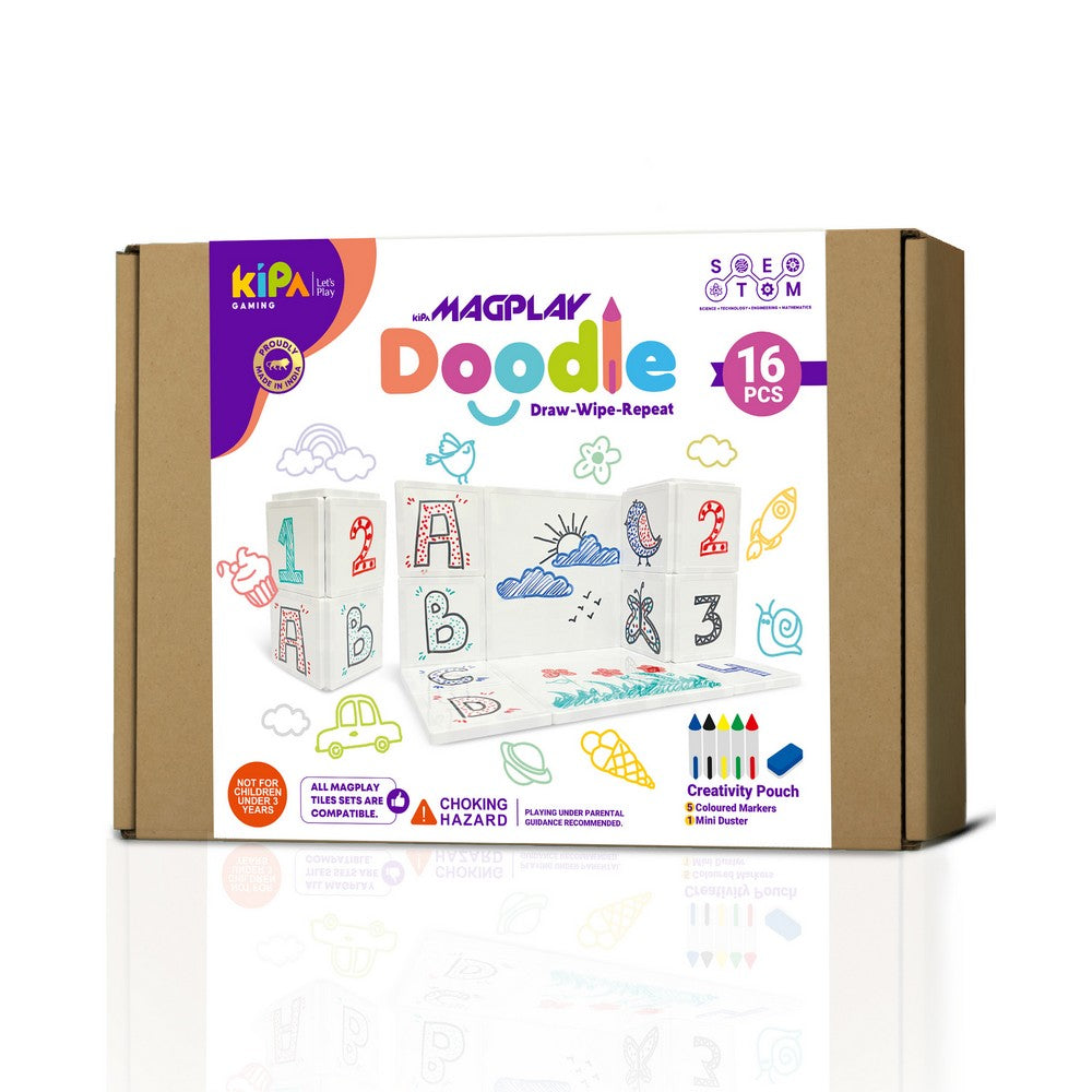 Magplay Magnetic Doodle - 16 Pieces