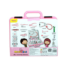 Load image into Gallery viewer, Pink Medi Kid Doctor Set With Real Working Stethoscope
