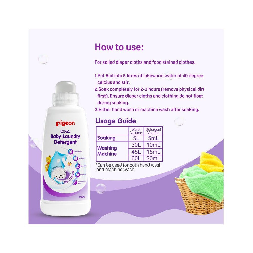 Baby Liquid Laundry Detergent Delicate Flowers - 500ml