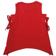 Load image into Gallery viewer, Red Sleeveless Cotton Top
