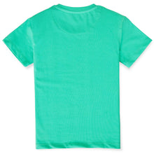 Load image into Gallery viewer, Green Cotton Graphic Printed Half Sleeves T-Shirt
