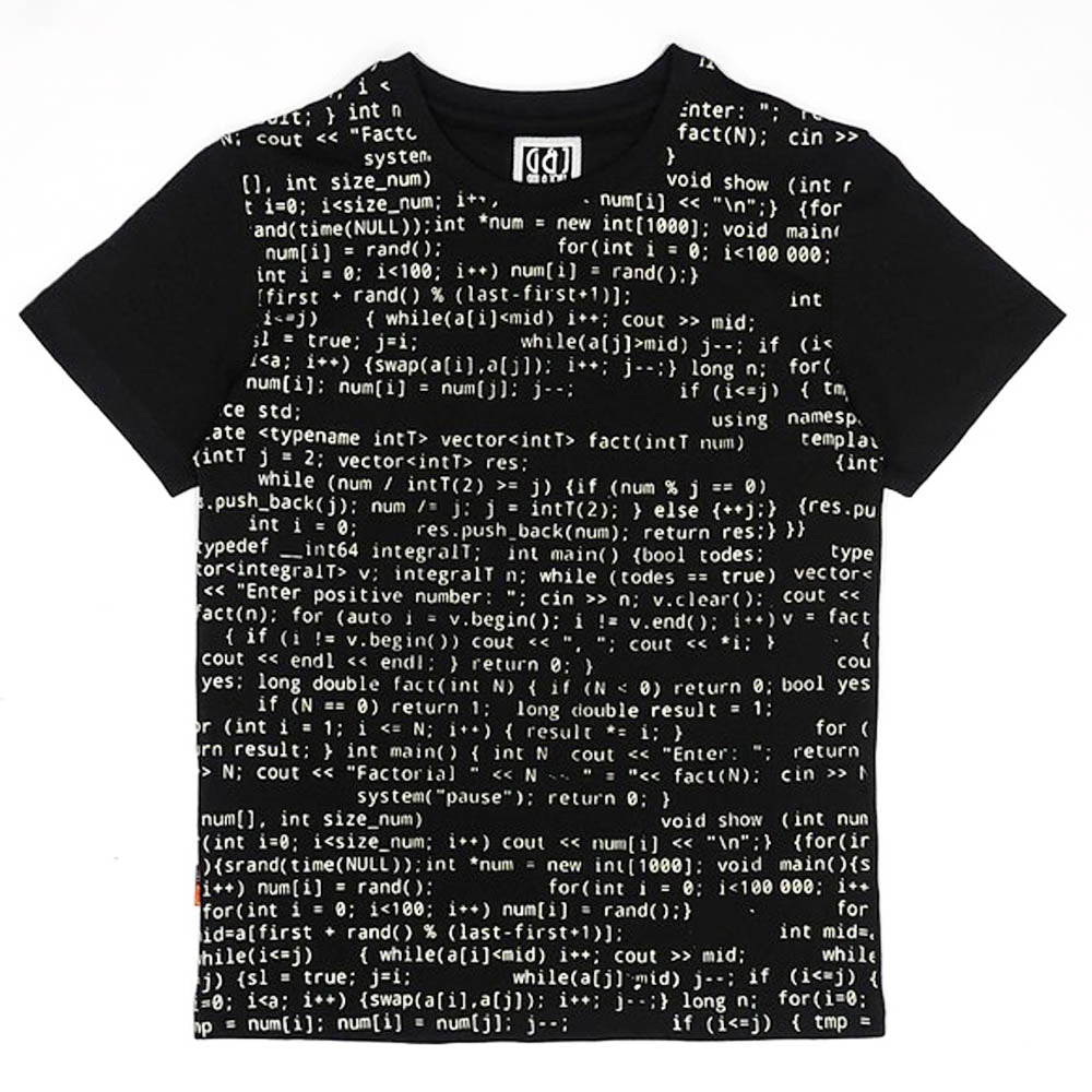 Black Typographic Printed Half Sleeves T-Shirt