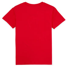 Load image into Gallery viewer, Red Graphic Printed Cotton Half Sleeves T-Shirt
