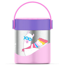 Load image into Gallery viewer, Pink Mealmate Lunch Flask With Folding Spoon 418 ML
