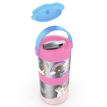 Load image into Gallery viewer, Pink Mealmate Max Insulated Lunch Flask With Add On Steel Container-700 ML
