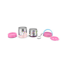 Load image into Gallery viewer, Pink Mealmate Max Insulated Lunch Flask With Add On Steel Container-700 ML
