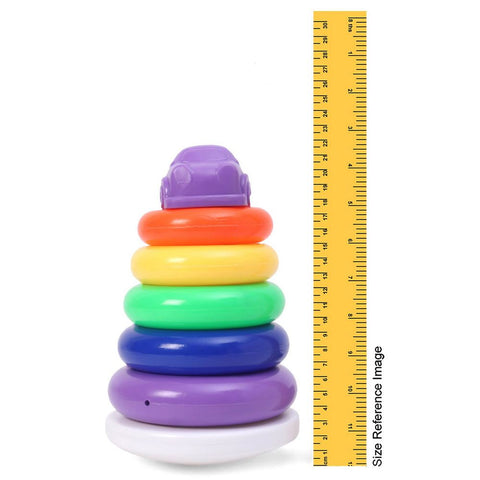 Car Shaped Stacking Toy Pack Of 5 Rings