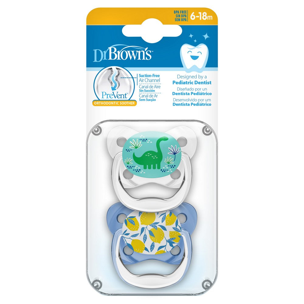 Prevent Contoured Pacifier - Pack Of 2 (Print May Vary)