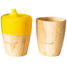 Load image into Gallery viewer, Yellow Bamboo Small Cup- 190 ml

