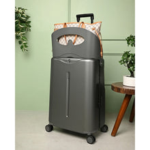 Load image into Gallery viewer, Charcoal Grey Ride-On Trolley Check-In Luggage 24 Inches
