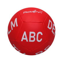 Load image into Gallery viewer, Red ABC Printed Soft Football
