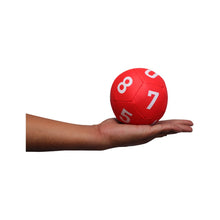 Load image into Gallery viewer, Red Number Printed Soft Football
